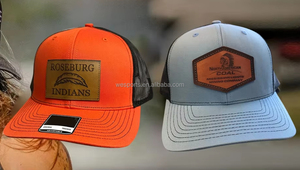 Casquettes personnalisées avec logo, vente en gros, casquette snapback, gorras, patch en cuir, Richardson 511, casquette de camionneur brodée - Product Image 6