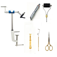 360 °   Étau de montage rotatif pour la fabrication de mouches et kit d'outils, étau d'établi en acier inoxydable pour la création de leurres et de mouches à truite DIY