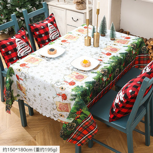 Hot New Christmas Mantel Poliéster rojo con diseño de dibujos animados moderno hecho a mano Lavable para uso doméstico Exclusivo para <span class=keywords><strong>Amazon</strong></span> - Product Image 3
