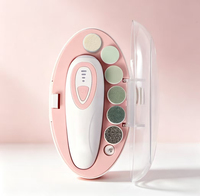 Offre Spéciale : Lime à ongles électrique pour bébé, coupe-ongles rechargeable sécurisé, tondeuse à ongles douce avec lumière nocturne et 7 têtes de ponçage