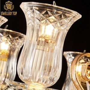 Đèn chùm pha lê K9 hiện đại sang trọng, trang trí cầu thang treo, có thể tùy chỉnh, dành cho sảnh khách sạn, biệt thự, phòng khách. - Product Image 6