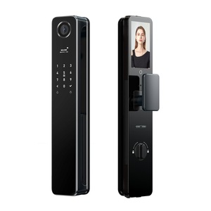 Khóa cửa tự động nhận diện khuôn mặt, vân tay lòng bàn tay, chống nước, mã số, khóa thông minh, camera mắt thần, video <span class=keywords><strong>intercom</strong></span>, Tuya Wifi, Zigbee - Product Image 3