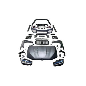 Para <span class=keywords><strong>BMW</strong></span> 5 Series <span class=keywords><strong>535</strong></span> 540 <span class=keywords><strong>F10</strong></span> renovar actualizado los nuevos parachoques delantero y trasero G30 con faros de rejilla y luces traseras - Product Image 1