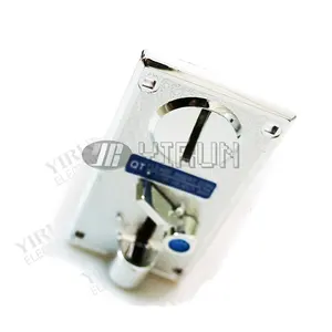 Semi-alloy mechanical coin acceptor token selector with mircoswitch coin mech