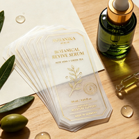 Solution d'étiquetage personnalisée TEDDY pour fards à paupières, vinyle, feuille d'or et d'argent, autocollant pour étiquette de parfum