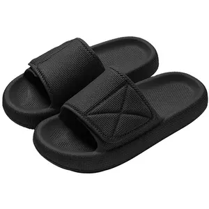 Designer Adjustable Upper Womens Mens Beach Sandal Custom Velcroe Slides Pvc Slippers Custom With Logo Unisex Men Women