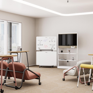 Magnetic Force Erasable Writing Board Meeting Room Divider Mobile <strong>Partition</strong> Whiteboard Movable Office Furniture - Product Image 1