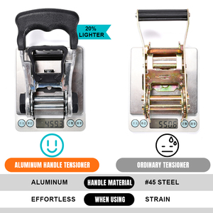 Tùy Chỉnh 1.5 Inch 38Mm Cao Su Xử Lý #45 Thép Ratchet Khóa Căng Thẳng Vành Đai Lashing Dây Đeo Tie Xuống Ratchet Dây Đeo Cho UTV - Product Image 2