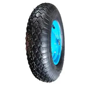 Neumático de goma para carretilla, 16 pulgadas, 4,00-8, 4,80/4,00-8