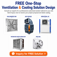 Ventilateur de refroidissement évaporatif à grand débit d'air, refroidisseur d'air à eau, économie d'énergie, pour usine, supermarché, entrepôt