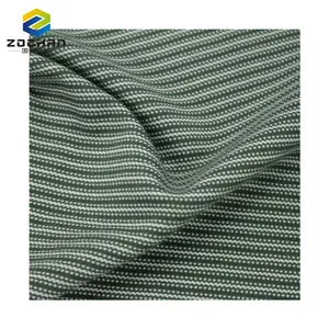 Hochwertige benutzer definierte Farbe 165g/m² 69% Baumwolle 31% Polyester Streifen Pique Wicking Stricks toff für Sommer T-Shirt