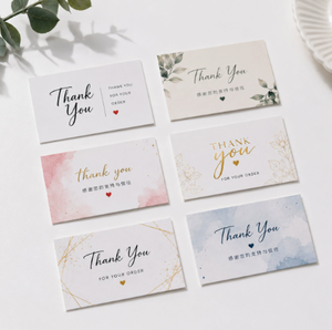 Holographic Thank You <strong>Cards</strong> With Matching Gift Box Iridescent Border Thank You <strong>Note</strong> <strong>Cards</strong> For E-commerce Packaging Custom - Product Image 2