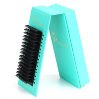 SP EYELASH En gros Extensions de cils individuels en soie coréenne et vison, volume cachemire, noir mat intense, doux, fournitures pour cils