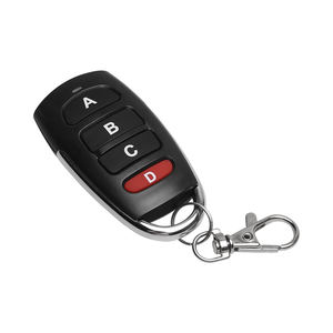 Télécommandes RF 4 boutons 315 MHz/433,92 MHz pour portes <span class=keywords><strong>de</strong></span> <span class=keywords><strong>garage</strong></span> et sécurité <span class=keywords><strong>de</strong></span> moto avec <span class=keywords><strong>boîtier</strong></span> en plastique et design à garniture métallique - Product Image 2