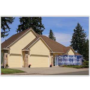 Puerta Abatible Moderna y Minimalista, Adecuada <span class=keywords><strong>para</strong></span> Casas Privadas de Lujo, Reducción de Ruido, Puerta de Garaje Automática Plegable y Ascendente - Product Image 5