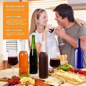 Bouteilles de vin en verre vert opaque de 750 ml, style <span class=keywords><strong>Bordeaux</strong></span>, lot de 12 bouteilles en verre vides pour le vin, la liqueur, la distribution - Product Image 6