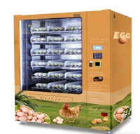 Distributeur automatique de snacks et boissons à grande capacité, 12 allées, pour accessoires mobiles, accepte cartes de crédit et pièces pour les œufs