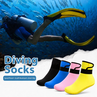 Chaussettes de plongée en néoprène tricotées pour la cheville, avec sangle réglable, 3 mm, antidérapantes, pour la plongée, le surf, la plongée avec tuba, la plage, chaussettes de combinaison