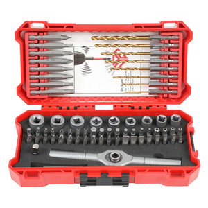 68-Piece T-Type <b>Ratchet</b> Screwdriver Set 1/4 In <b>Socket</b> Drive Steel Bits Kit With Tool Case - Product Image 3