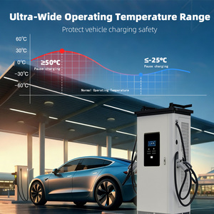 Station de recharge rapide pour voitures électriques GDON 80 kW DC, double pistolet, niveau 3 DCFC, pour usage commercial - Product Image 1