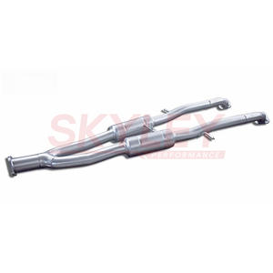 Выхлопная труба из нержавеющей стали для Infiniti Fx35 G25 G37 Q50 Q60 3,0 t 3,5 t 3,7 t V6 Valvetronic <span class=keywords><strong>Catback</strong></span> глушитель пульт дистанционного управления - Product Image 4