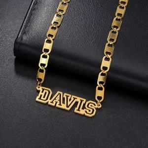 Colliers de mode personnalisés en acier inoxydable avec pendentif en perles et logo, livraison directe - Product Image 5