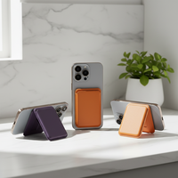 Dompet Ponsel Magnetik PU Mewah, Tempat Kartu, Desain Magnet Kuat, Casing dan Tas Ponsel Aman dari Produsen
