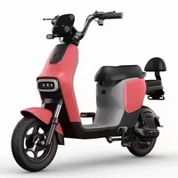 Nouveau vélo électrique de ville 48v 20Ah siège large 2 roues cyclomoteur Scooters vélo électrique léger 500w a marché moto approvisionnement d'usine