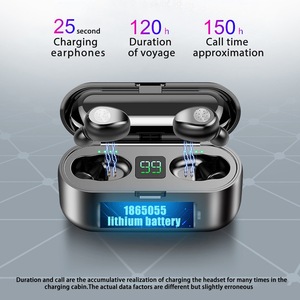<span class=keywords><strong>ราคา</strong></span>โรงงาน F9Tws หูฟังไร้สาย Power Bank จอแส<span class=keywords><strong>ด</strong></span>งผล LCD F9หูฟังหูฟังไร้สาย - Product Image 4