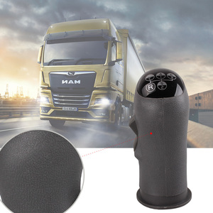 Volvo Trucks Gear <b>Knob</b> 6-Speed Leather <b>Shift</b> Lever Ergonomic Design For Medium Heavy-Duty Models Part Number 20488065 - Product Image 1
