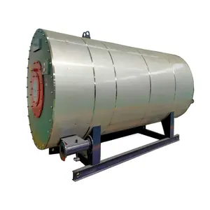 1 tonelada 2 toneladas de presión horizontal de condensación integrada caldera de vapor de gas bajo en nitrógeno caldera de carga rápida automática