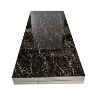 Panneaux muraux en PVC imitation marbre UV, imperméables, ignifuges, écologiques, 3 mm, pour la décoration intérieure, salon, chambre à coucher