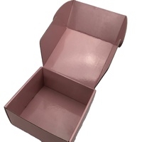 Dossiers en carton ondulé recyclable en gros d'usine avec lamination mate et revêtement UV, emballage sur mesure