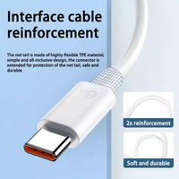 Cable de Carga Rápida para Teléfono Móvil de 1M 2M, Cable USB C, Cable de Carga Súper Rápida, Cable USB a Tipo C, Cable de Datos para Teléfono Móvil