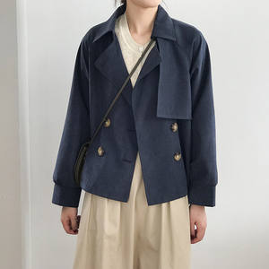 <span class=keywords><strong>Trench</strong></span>-coat <span class=keywords><strong>femme</strong></span> style surdimensionné <span class=keywords><strong>Trench</strong></span>-coat <span class=keywords><strong>femme</strong></span> col cranté vintage manches longues veste chic <span class=keywords><strong>femme</strong></span> - Product Image 2