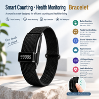 Bracelet intelligent Tasbih Zikr avec rappel des heures de prière, contrôle par application, étanche, bracelet Tasbih musulman OEM