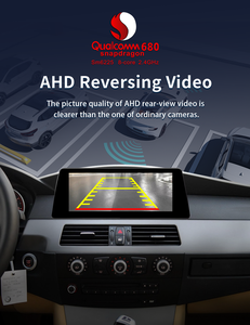 Carplay nirkabel untuk BMW, pemutar Video mobil navigasi GPS, Video mobil 10.25 inci Qualcomm 680, untuk BMW 5 seri E60 E61 E90 E91 E92 E93 - Product Image 4