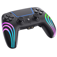 Dapat diisi ulang untuk pengontrol permainan nirkabel, joystick Hall, jack headphone, lampu RGB warna-warni, getaran, Turbo Burst Gaming