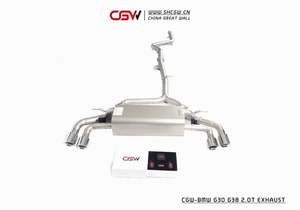 Escape Catback Recto con Válvula y Punta <span class=keywords><strong>de</strong></span> Escape Recortada CGW, Diseño Más Reciente, con Calidad Confiable para <span class=keywords><strong>BMW</strong></span> G30 G38 2.0T - Product Image 1