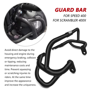 2024 pour <span class=keywords><strong>Triumph</strong></span> Speed 400 brouilleur 400X systèmes de carrosserie de moto Crash Bar moteur garde cadre protecteur pare-chocs Kit pour - Product Image 3