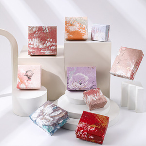 Eco Friendly Jewelry Paper <strong>Cardboard</strong> <strong>Suitcase</strong> Box Luxury Eco Friendly Lid and Base Jewelry Paper Box - Product Image 3