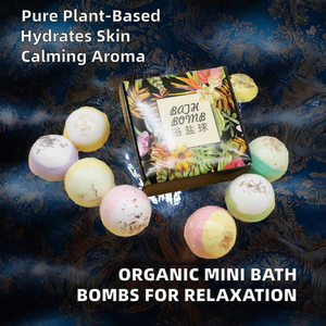 Bombas de Baño Orgánicas Mini Hechas a Mano con Aceites Esenciales Enriquecidos, Hidratantes para Piel Seca, Aroma a Rosas para Niñas - Product Image 2