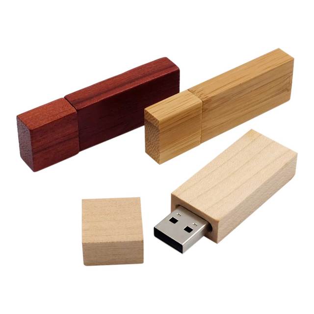 Custom Engraving Logo Walnut Wood USB Flash Drive Wooden Pen Drive 128gb 32GB 64GB Memory Stick Pen Drive Eco Friendly Bamboo