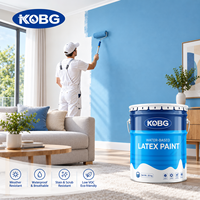 Peinture murale à base d'eau, résine acrylique de qualité supérieure, résistante aux intempéries et anti-moisissure, pour l'architecture, utilisable en intérieur et en extérieur.