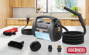 Limpiador <span class=keywords><strong>a</strong></span> Vapor Eléctrico de Alta Presión de Guangdong, Limpiador de Alfombras Portátil de Alta Temperatura, 1600 ml, 1800 W, para el Hogar, la Cocina y el Automóvil - Product Image 6