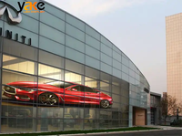 Écran LED transparent Yake pour intérieur, panneaux LED transparents, bande LED transparente, écran LED transparent pour les magasins de détail