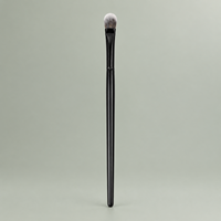 Pinceau de maquillage professionnel KB125 avec fibre de haute qualité de 0,07 mm, virole en aluminium épaissie et manche en bois de qualité supérieure