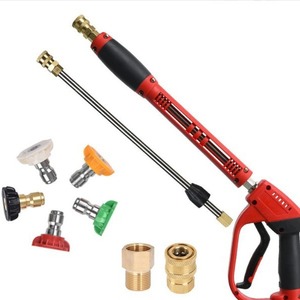 <span class=keywords><strong>Pistolet</strong></span> à mousse haute pression VETOOL rouge long pour lavage de voiture avec étui - Product Image 6