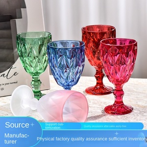 Fabricantes de vidrio creativos, venta al por mayor, diseño clásico, copa de vino tinto y cerveza, cristalería de colores para el hogar - Product Image 2