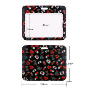 ドクターピル＆キャットファン ランヤードカードホルダー - バスカード、社員証、キャンパスカード、医療IDランヤード用 - Product Image 2